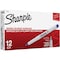 Sharpie Permanent Marker, , Ultra-Fine, 12/DZ, Blue Ink PK SAN37003 - alternate 1